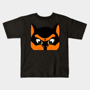 Pop-Up-Pup - Orange Landing Strip Kids T-Shirt